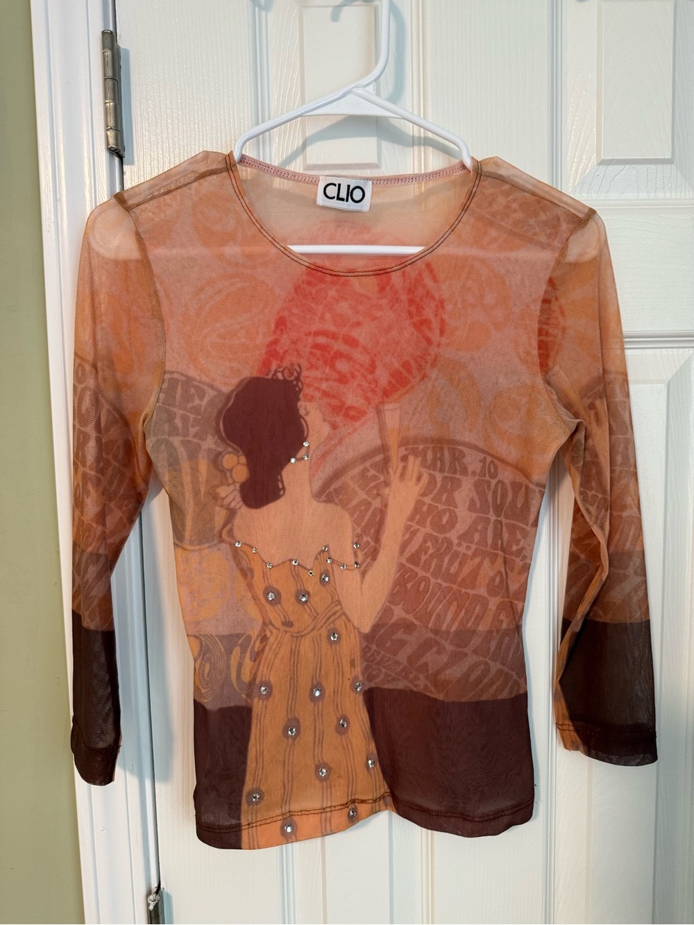 90’s Clio Sheer Mesh Top